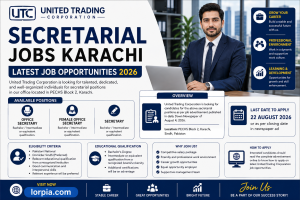 Latest United Trading Corporation Secretarial Posts Karachi 2026 Overview