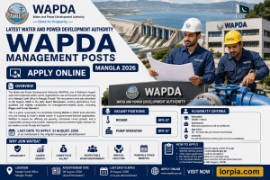 Latest Water and Power Development Authority WAPDA Management Posts Mangla 2026