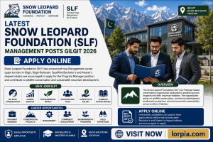 Latest Snow Leopard Foundation SLF Management Posts Gilgit 2026